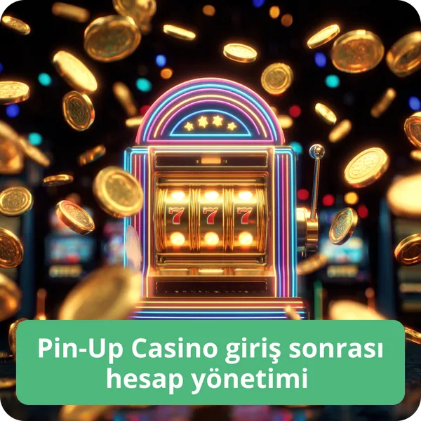 Pin-Up Casino giriş sonrası hesap yönetimi
